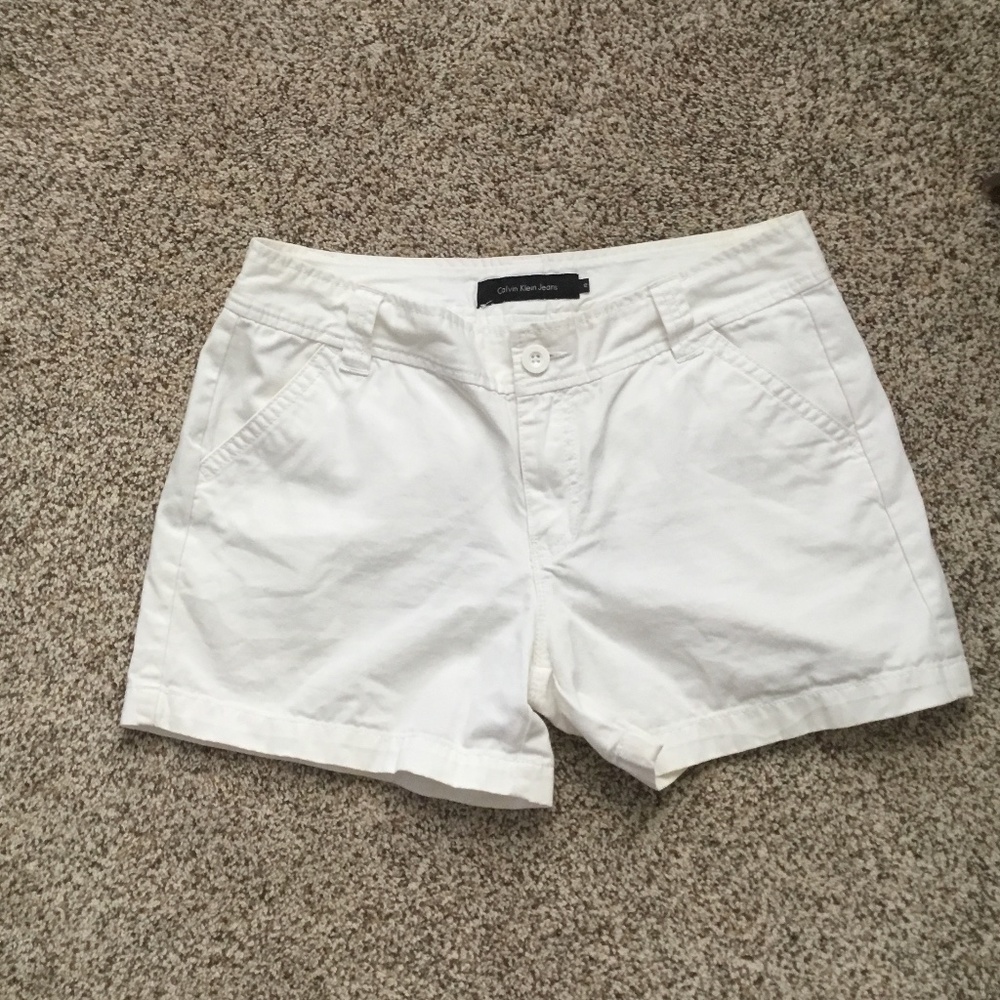 Calvin Klein Jean White Shorts